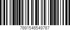 Código de barras (EAN, GTIN, SKU, ISBN): '7891546549787'