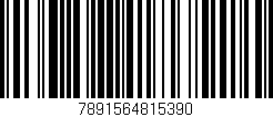 Código de barras (EAN, GTIN, SKU, ISBN): '7891564815390'