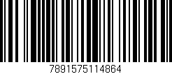 Código de barras (EAN, GTIN, SKU, ISBN): '7891575114864'