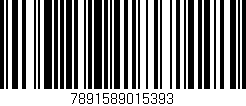 Código de barras (EAN, GTIN, SKU, ISBN): '7891589015393'
