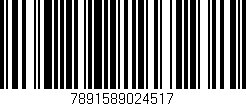 Código de barras (EAN, GTIN, SKU, ISBN): '7891589024517'