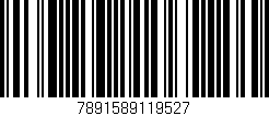 Código de barras (EAN, GTIN, SKU, ISBN): '7891589119527'