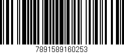 Código de barras (EAN, GTIN, SKU, ISBN): '7891589160253'