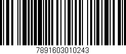 Código de barras (EAN, GTIN, SKU, ISBN): '7891603010243'