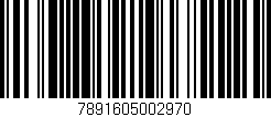 Código de barras (EAN, GTIN, SKU, ISBN): '7891605002970'