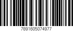 Código de barras (EAN, GTIN, SKU, ISBN): '7891605074977'