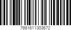 Código de barras (EAN, GTIN, SKU, ISBN): '7891611303672'
