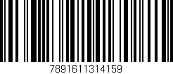 Código de barras (EAN, GTIN, SKU, ISBN): '7891611314159'