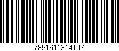 Código de barras (EAN, GTIN, SKU, ISBN): '7891611314197'