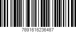 Código de barras (EAN, GTIN, SKU, ISBN): '7891616236487'
