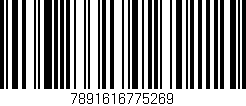Código de barras (EAN, GTIN, SKU, ISBN): '7891616775269'