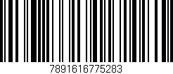 Código de barras (EAN, GTIN, SKU, ISBN): '7891616775283'