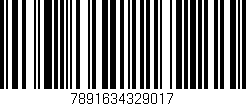 Código de barras (EAN, GTIN, SKU, ISBN): '7891634329017'