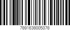 Código de barras (EAN, GTIN, SKU, ISBN): '7891638005078'