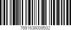 Código de barras (EAN, GTIN, SKU, ISBN): '7891638009502'