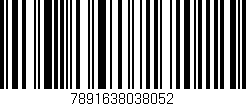 Código de barras (EAN, GTIN, SKU, ISBN): '7891638038052'