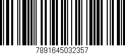 Código de barras (EAN, GTIN, SKU, ISBN): '7891645032357'