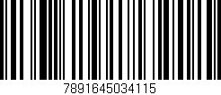Código de barras (EAN, GTIN, SKU, ISBN): '7891645034115'