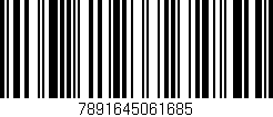 Código de barras (EAN, GTIN, SKU, ISBN): '7891645061685'