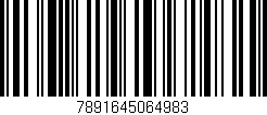 Código de barras (EAN, GTIN, SKU, ISBN): '7891645064983'