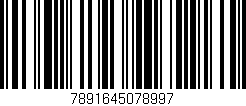 Código de barras (EAN, GTIN, SKU, ISBN): '7891645078997'