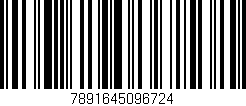 Código de barras (EAN, GTIN, SKU, ISBN): '7891645096724'