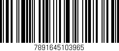 Código de barras (EAN, GTIN, SKU, ISBN): '7891645103965'