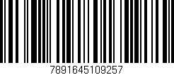Código de barras (EAN, GTIN, SKU, ISBN): '7891645109257'