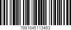 Código de barras (EAN, GTIN, SKU, ISBN): '7891645113483'