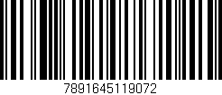 Código de barras (EAN, GTIN, SKU, ISBN): '7891645119072'