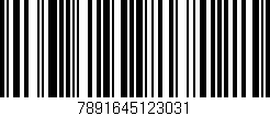 Código de barras (EAN, GTIN, SKU, ISBN): '7891645123031'