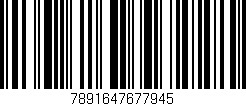 Código de barras (EAN, GTIN, SKU, ISBN): '7891647677945'