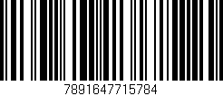 Código de barras (EAN, GTIN, SKU, ISBN): '7891647715784'