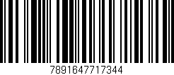 Código de barras (EAN, GTIN, SKU, ISBN): '7891647717344'