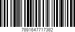 Código de barras (EAN, GTIN, SKU, ISBN): '7891647717382'