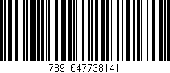 Código de barras (EAN, GTIN, SKU, ISBN): '7891647738141'