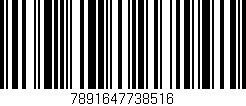 Código de barras (EAN, GTIN, SKU, ISBN): '7891647738516'