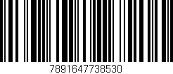 Código de barras (EAN, GTIN, SKU, ISBN): '7891647738530'
