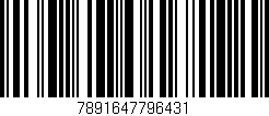 Código de barras (EAN, GTIN, SKU, ISBN): '7891647796431'