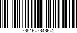 Código de barras (EAN, GTIN, SKU, ISBN): '7891647848642'