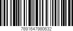 Código de barras (EAN, GTIN, SKU, ISBN): '7891647980632'
