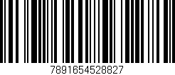 Código de barras (EAN, GTIN, SKU, ISBN): '7891654528827'
