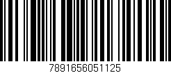 Código de barras (EAN, GTIN, SKU, ISBN): '7891656051125'