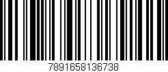 Código de barras (EAN, GTIN, SKU, ISBN): '7891658136738'