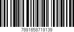 Código de barras (EAN, GTIN, SKU, ISBN): '7891658719139'