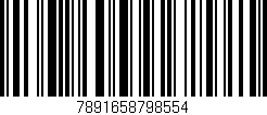 Código de barras (EAN, GTIN, SKU, ISBN): '7891658798554'