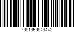 Código de barras (EAN, GTIN, SKU, ISBN): '7891658946443'