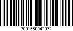 Código de barras (EAN, GTIN, SKU, ISBN): '7891658947877'
