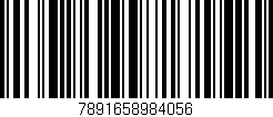 Código de barras (EAN, GTIN, SKU, ISBN): '7891658984056'