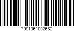Código de barras (EAN, GTIN, SKU, ISBN): '7891661002662'